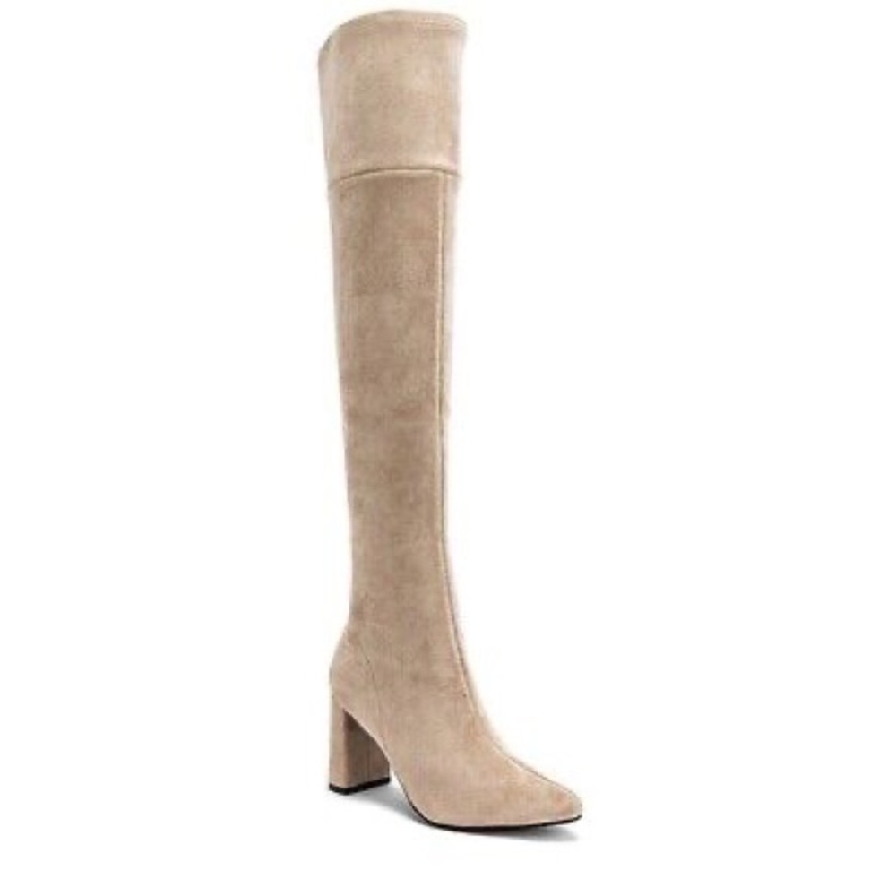 JEFFREY CAMPBELL PARISAH 2 - ICE SUEDE Over the Knee Boot